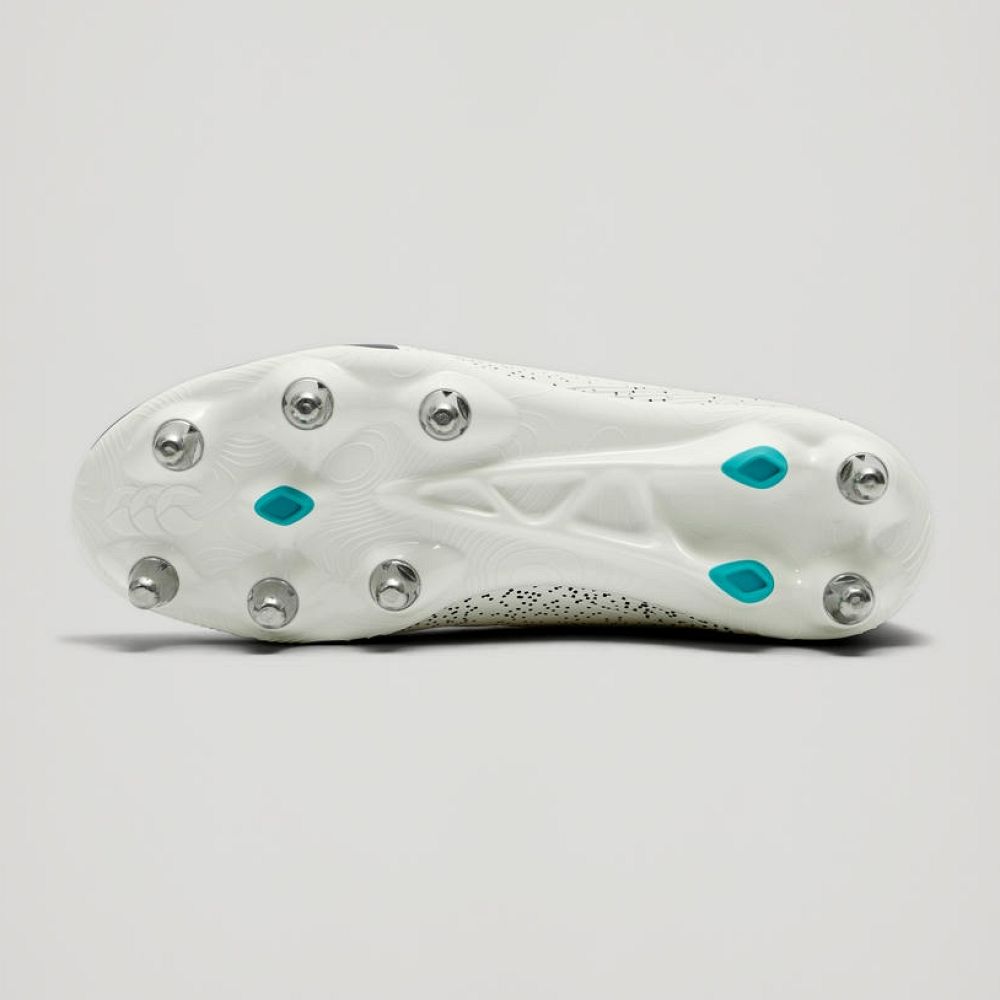 Crampons de rugby Canterbury Stampede Groundbreak Pro SG Blanc / Vert – Image 2