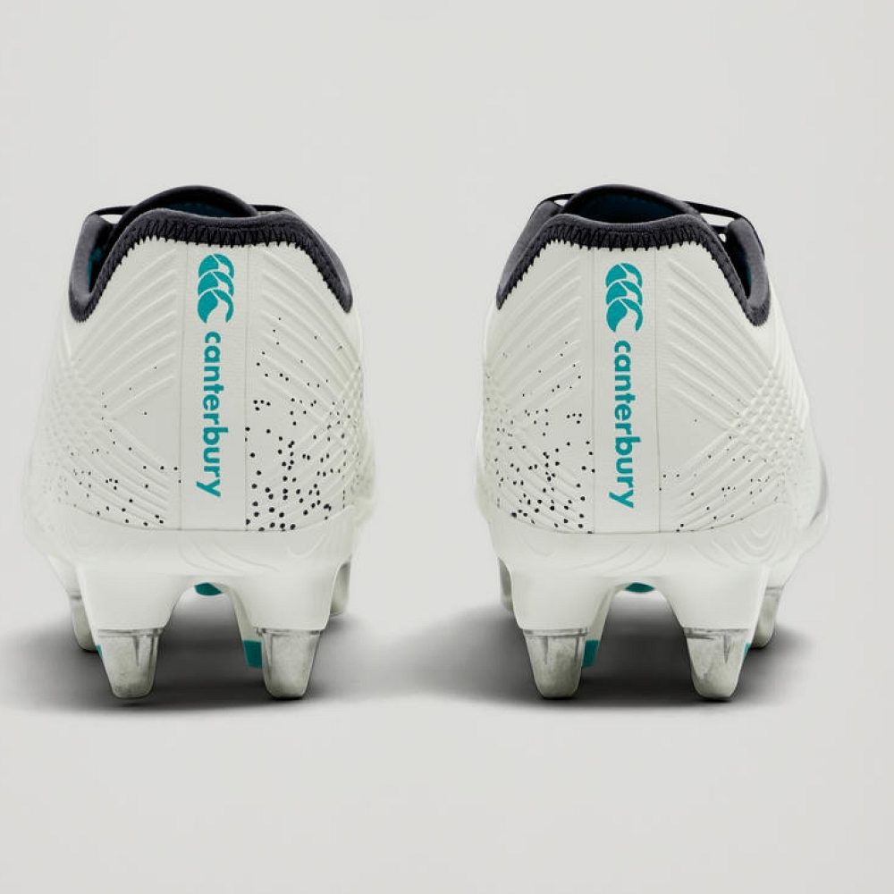 Crampons de rugby Canterbury Stampede Groundbreak Pro SG Blanc / Vert – Image 5