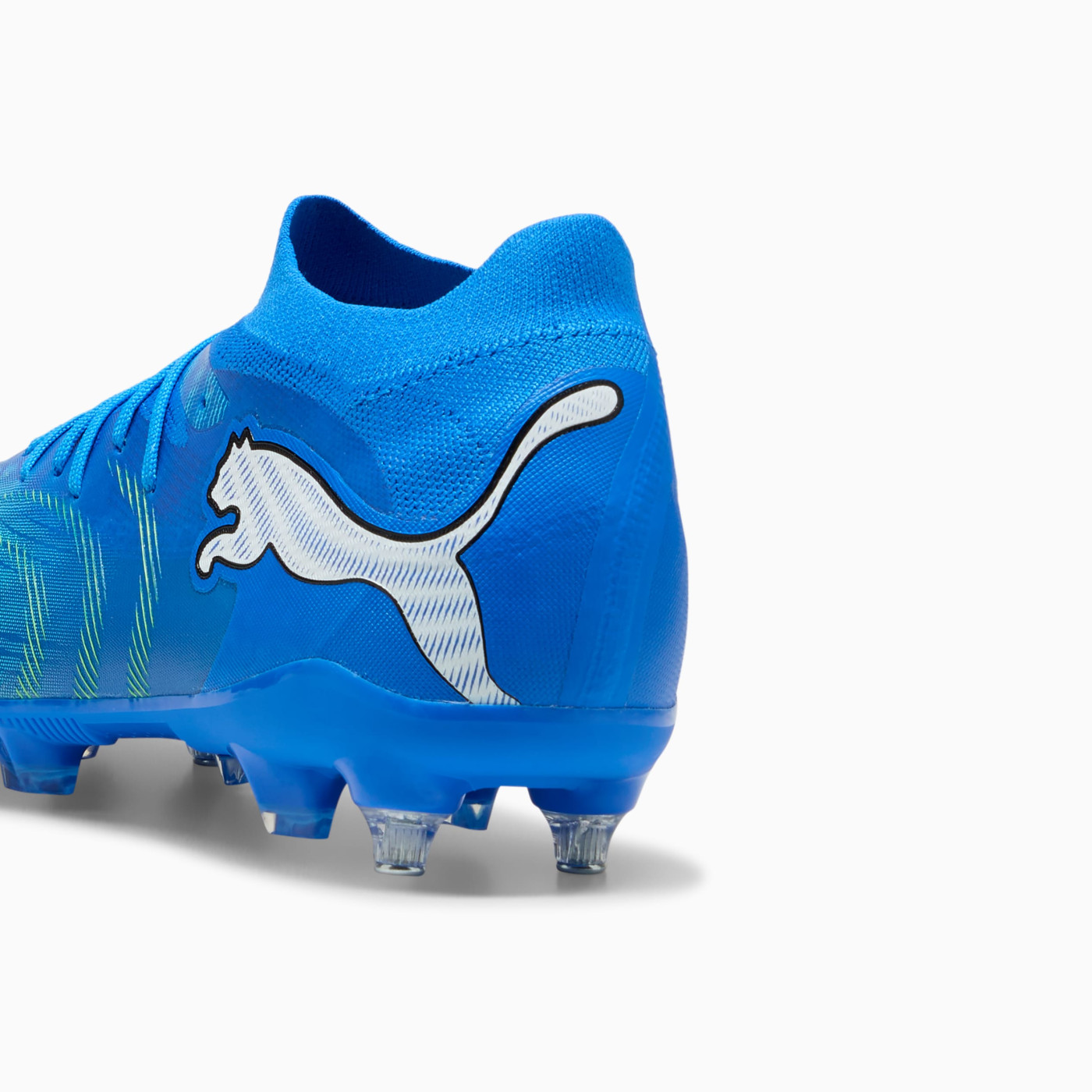 Crampons de football Puma Future 9 Match SG Bleu 109137-03 Back