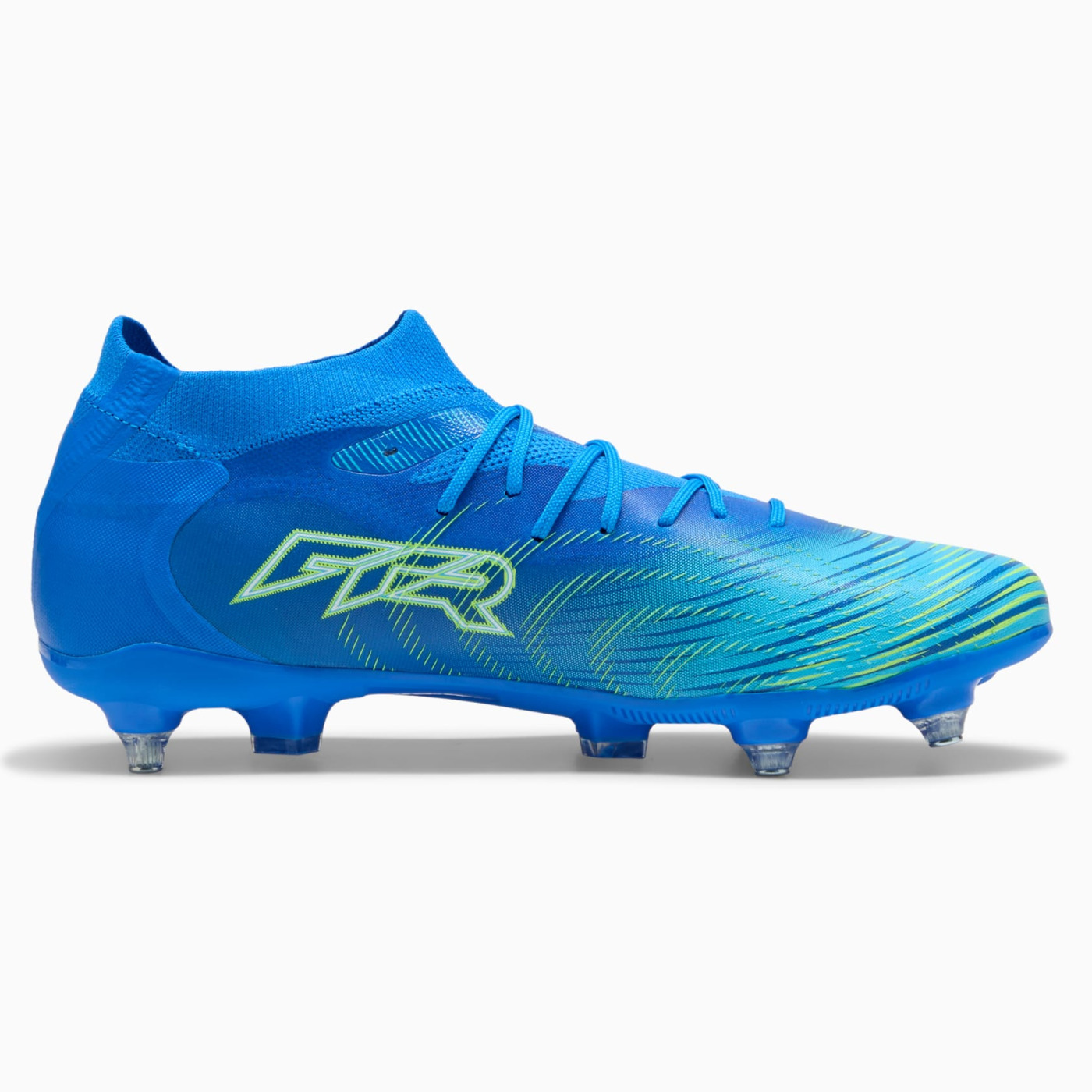 Crampons de football Puma Future 9 Match SG Bleu 109137-03 Medial