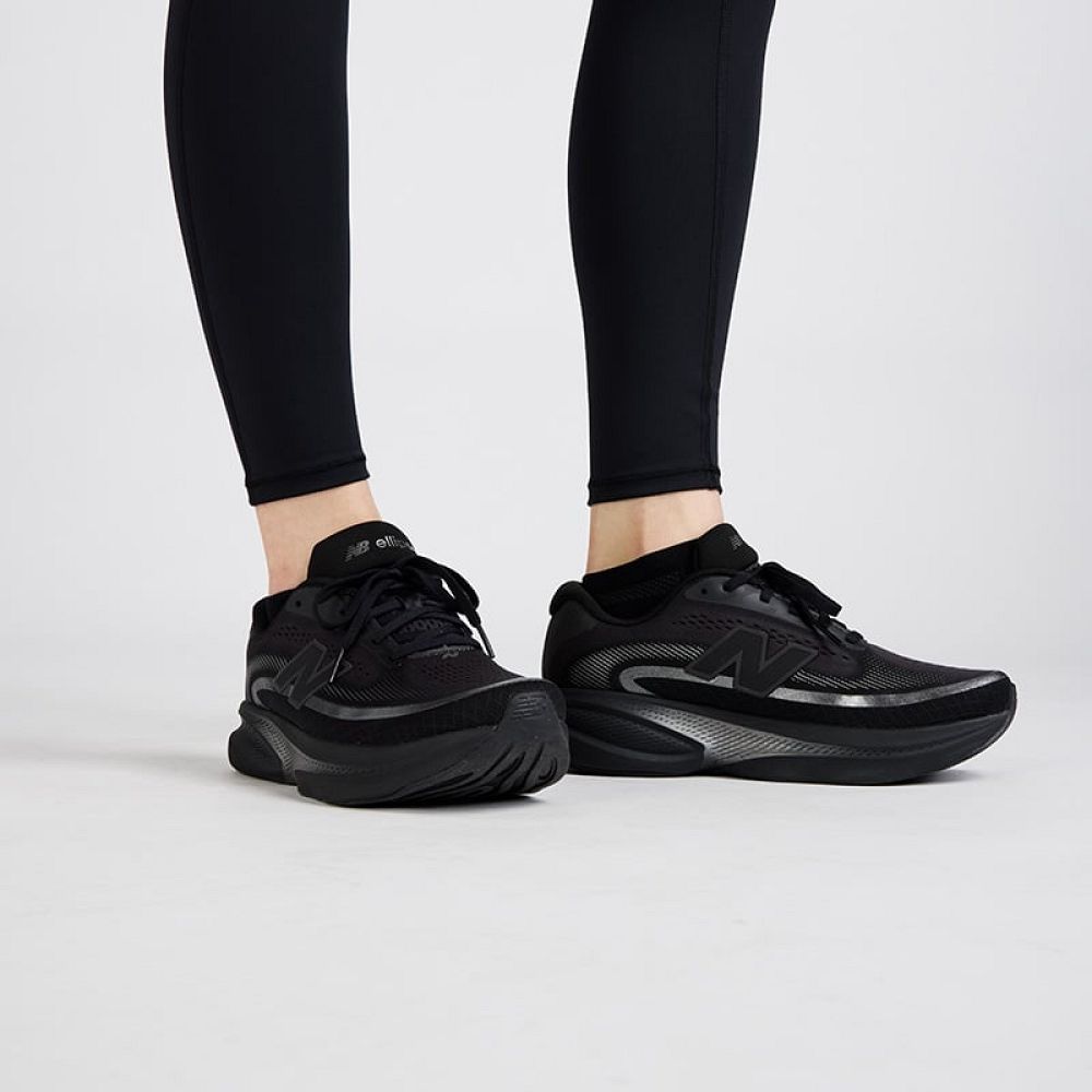 Legging New Balance Essential High Rise Noir Femme Detail bas