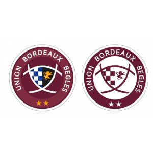 Lot de 2 Stickers Union Bordeaux Bègles