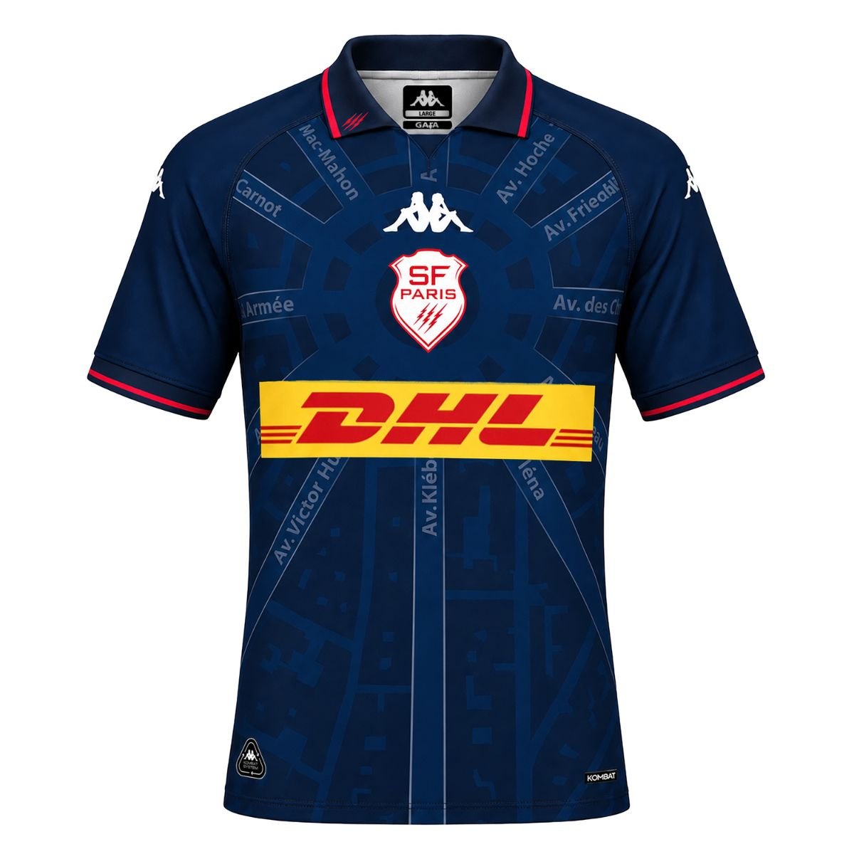 Maillot Replica Extérieur Stade Français Coupe d'Europe 2026/27 35256LW-A04 Face