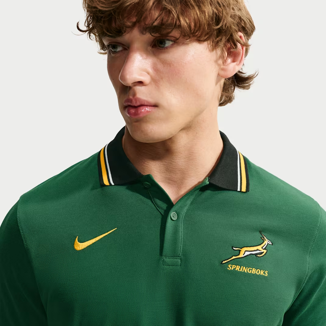 Polo piqué manches courtes Nike Springboks pour homme – Image 3