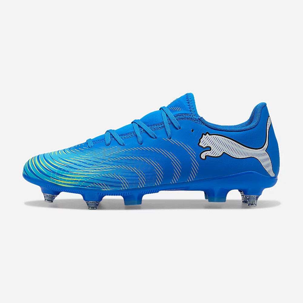 Crampons de football Puma Future 9 Play SG Bleu 109171-03 Lateral