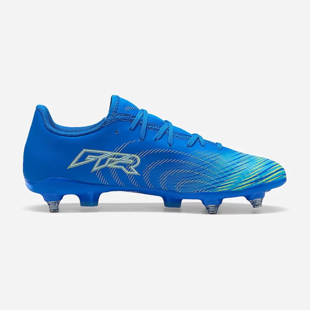 Crampons de football Puma Future 9 Play SG Bleu 109171-03 Medial