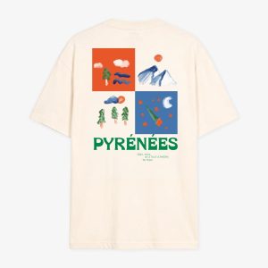 T-shirt Les Choses Simples Pyrénées Unisexe Ivoire