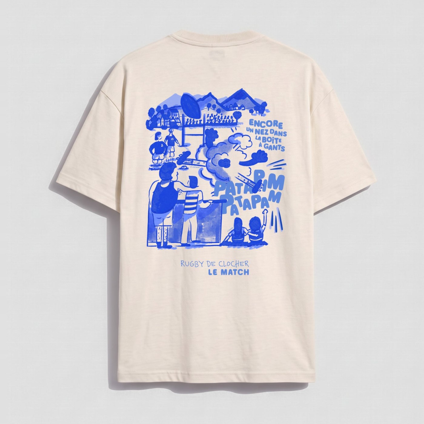 T-shirt Les Choses Simples Rugby de Clocher Le Match