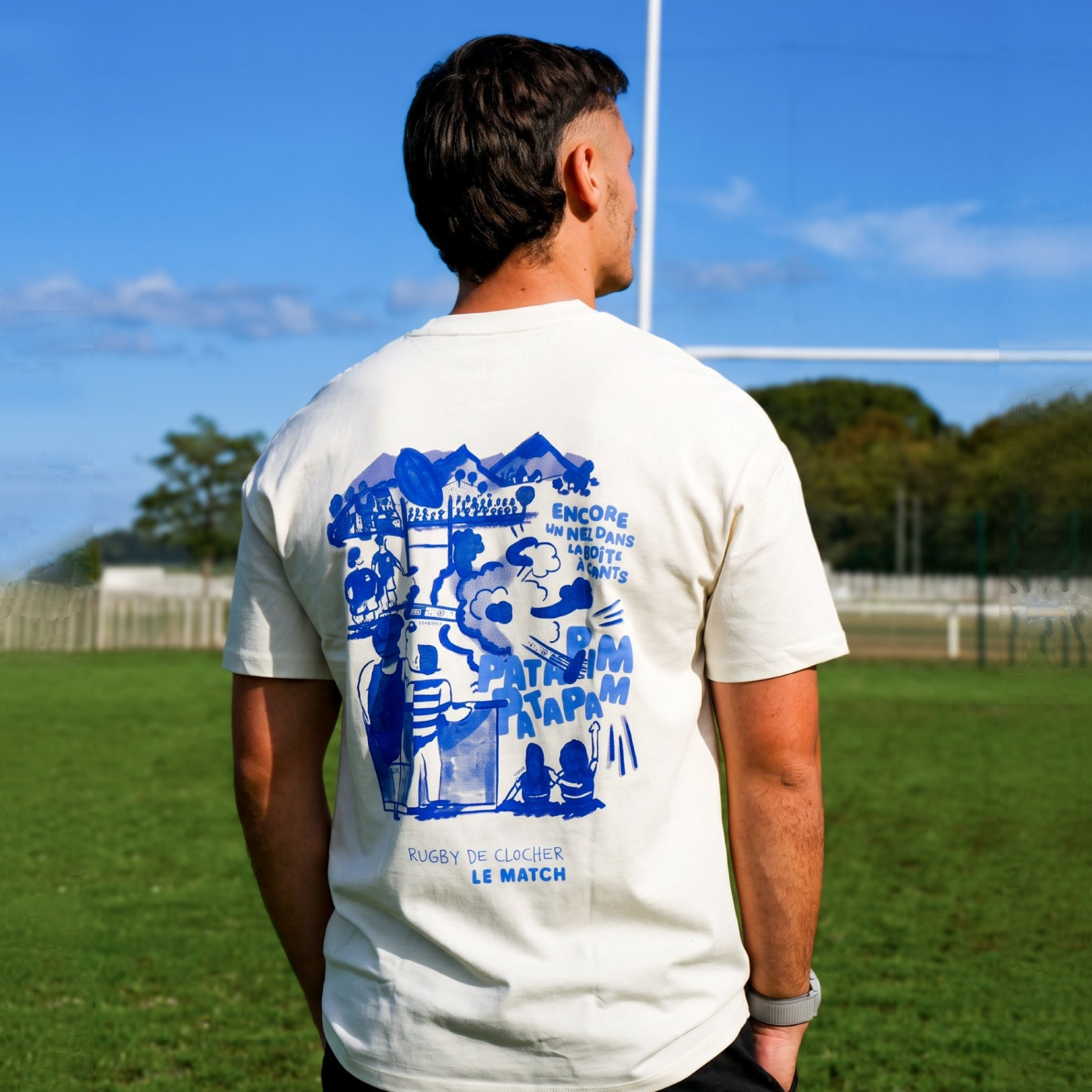 T-shirt Les Choses Simples Rugby de Clocher Le Match – Image 4