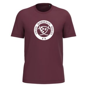 T-shirt Union Bordeaux Bègles Logo 2 étoiles Bordeaux enfant 3027-WINE26 Face