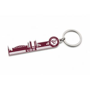 Porte-clés métal Union Bordeaux Bègles Skyline