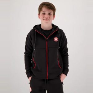Veste à capuche pour enfant Stade Toulousain Ground Noir