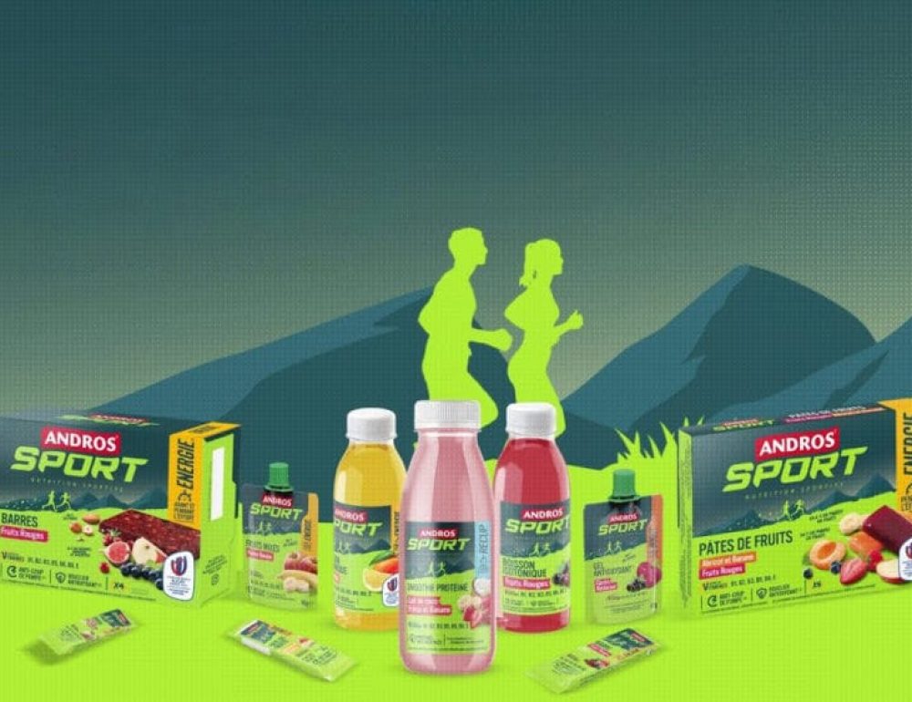 Nutrition sportive, bannière de catégorie - andros sport